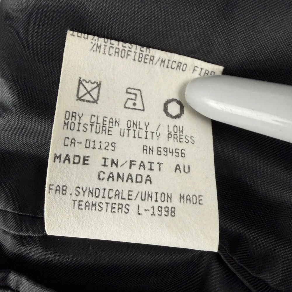 Brioni‎ Blazer Mens 44R Black 3 Button Sport Coat Robinsons May Vintage Canada